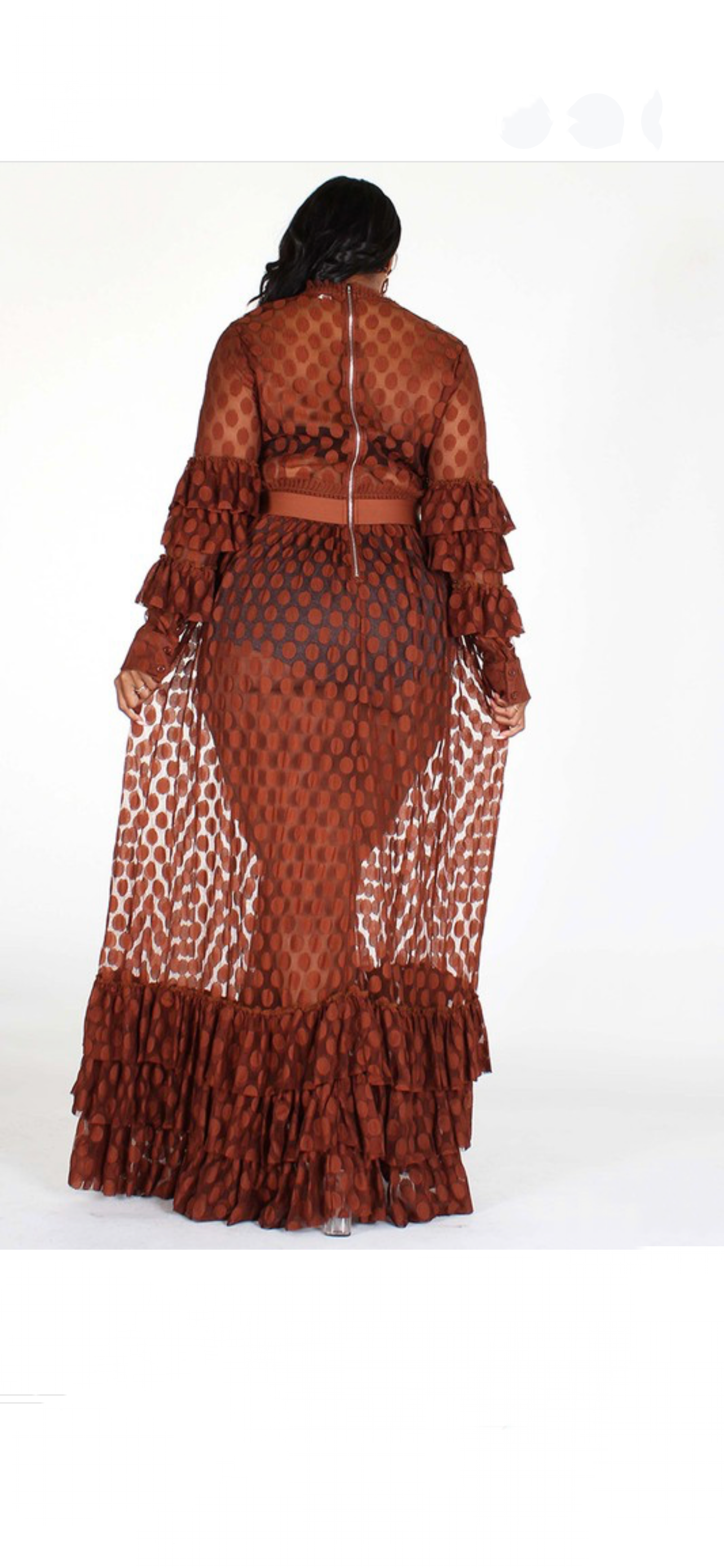 Mary - Polka Dot Maxi Dress