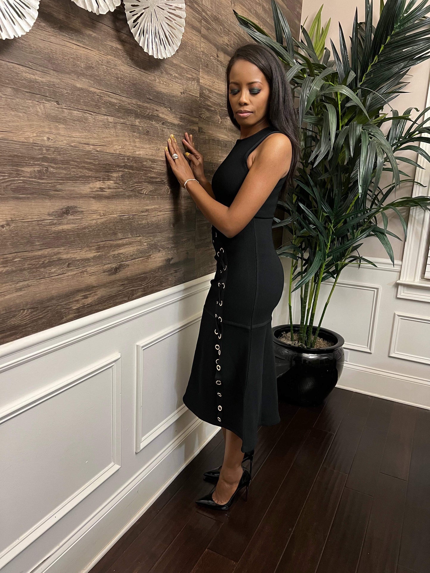 Graced for this - Knit Midi Dress