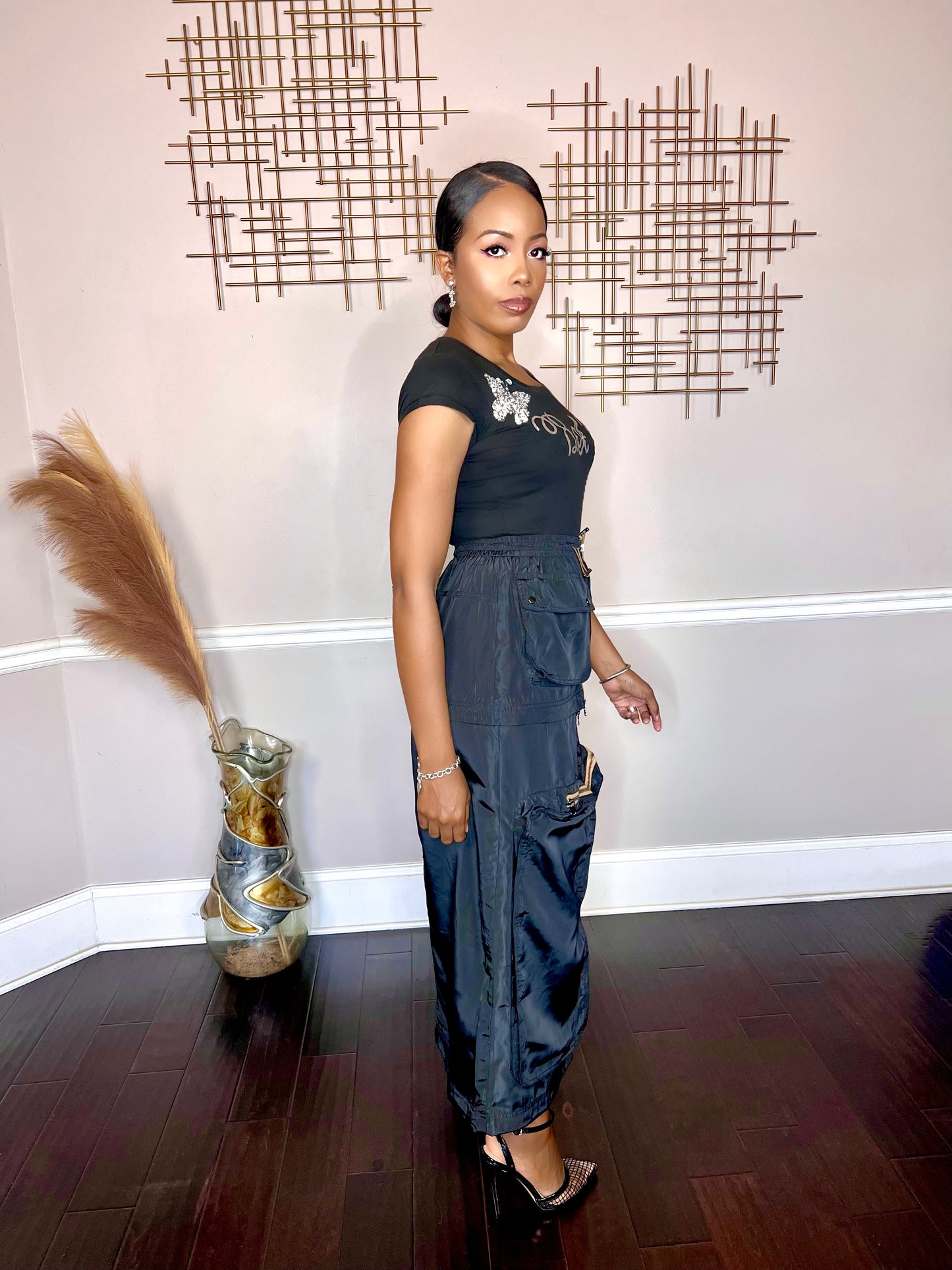 Bold -Midi/Mini Cargo Skirt