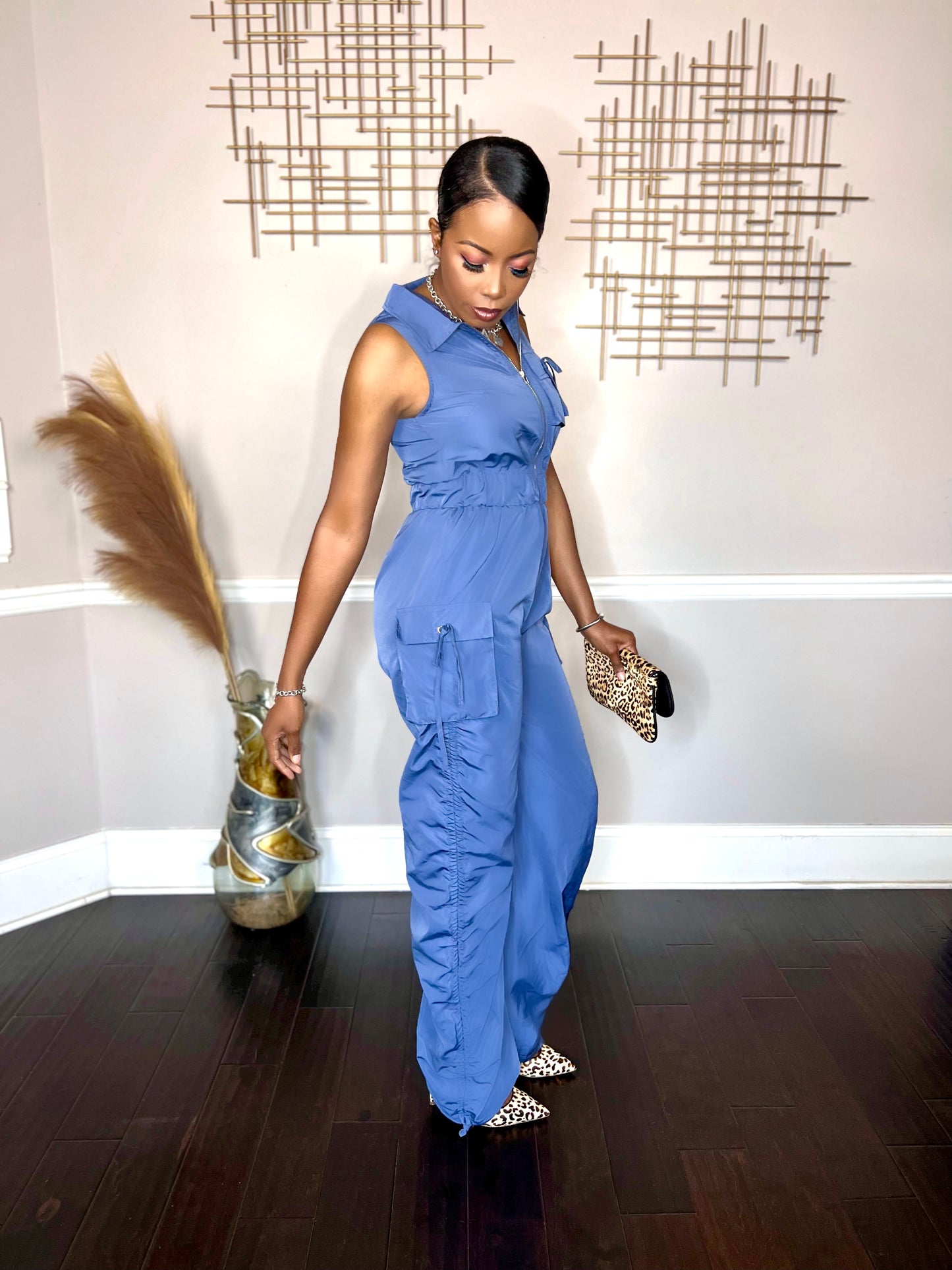 Lovely-Jumpsuit Blue